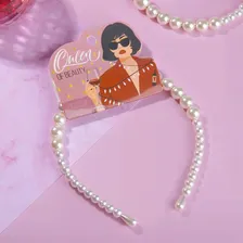 Ободок для волос жемчужный "Queen of beauty"
